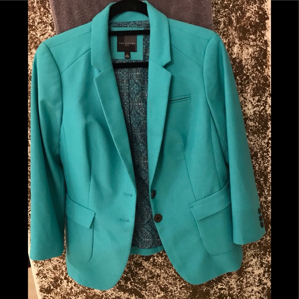 The Limited Teal Blazer worn once. Size large..